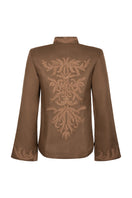 Nadya Shah Odessa jacket, stylish outerwear with a tailored fit and button details, displayed on a neutral background.