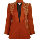 Nadya Shah Artemis jacket, stylish women's outerwear with a tailored fit, featuring a sleek design and versatile color.
