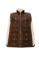 Nadya Shah BALTHAZAR Cape jacket in black fabric with draped collar and open front, stylish outerwear for women.