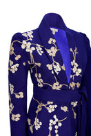 Nadya Shah Lily Fleur de Creasier jacket in floral patterned fabric, stylish women's jacket with a tailored fit and button closure.
