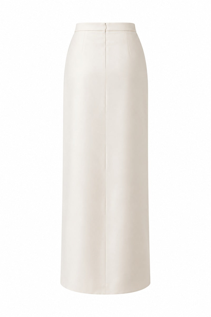 Nihan Peker NAREEN vanilla co-ords set featuring a stylish matching top and pants with a relaxed fit.