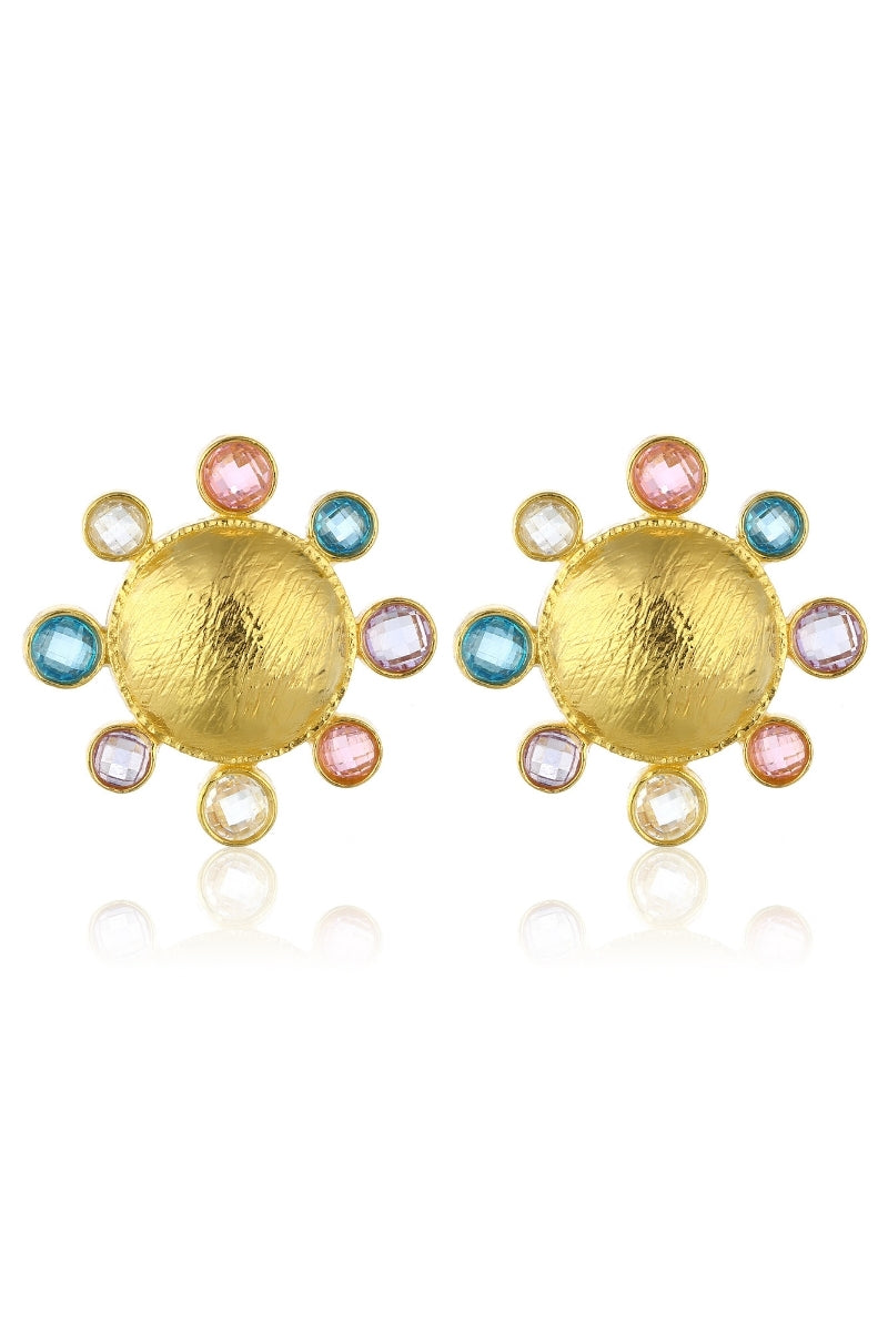 NEPTUNE EARRINGS IN PASTEL MULTICOLOR - CULT MIA