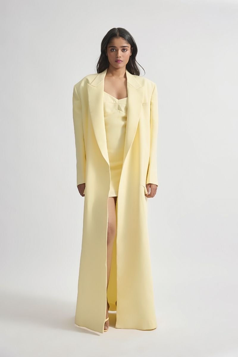 NICOLE BUTTER YELLOW CO-ORD