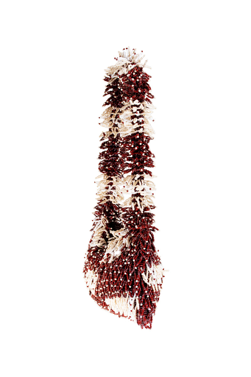 SAC DE SOUL Nina burgundy cream and gold top handle bag with elegant gold accents and structured design.