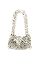 Silver and grey SAC DE SOUL top handle bag with sleek design and elegant hardware, perfect for stylish everyday use.