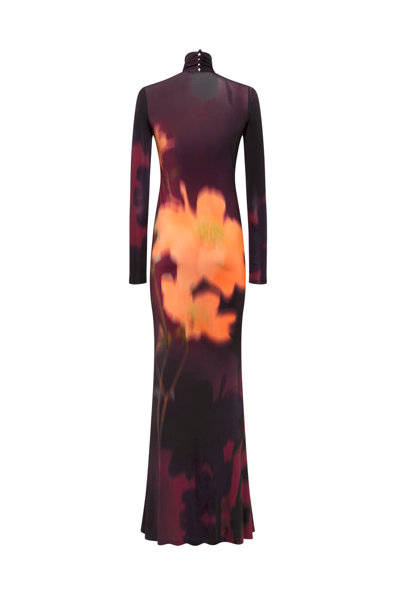 NOVA MAXI DRESS IN AMBER EARTH - CULT MIA