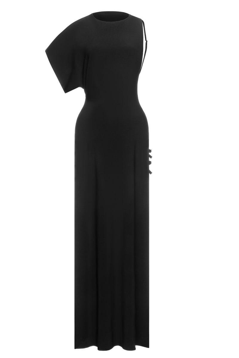 black sleeveless maxi dress NOX DRESS IN BLACK | CULT MIA