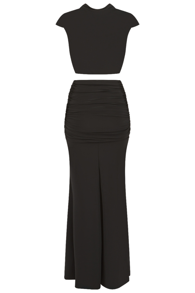OLERIA CO-ORD SET IN BLACK - CULT MIA