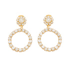 Silvia Gnecchi LIEVNA earrings featuring delicate, elegant design with silver finish, shown on a plain background.
