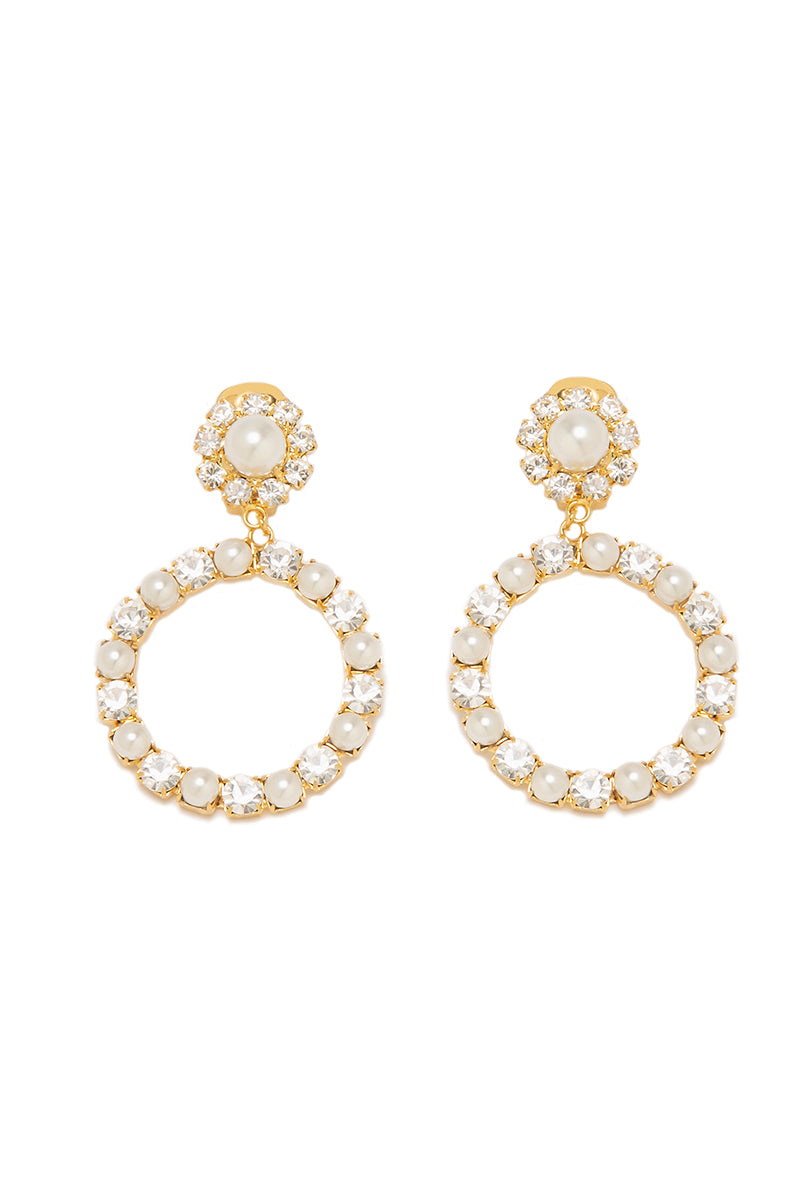 Silvia Gnecchi Lievna Earrings featuring elegant gold-tone hoops with intricate detailing, stylish jewelry for women.