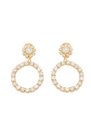Silvia Gnecchi LIEVNA earrings featuring delicate, elegant design with silver finish, shown on a plain background.