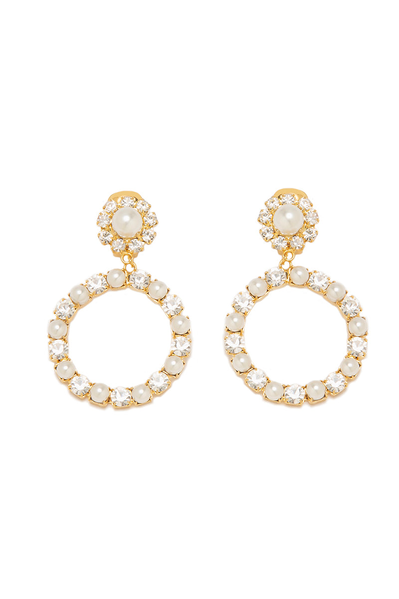 LIEVNA EARRINGS IN GOLD - CULT MIA