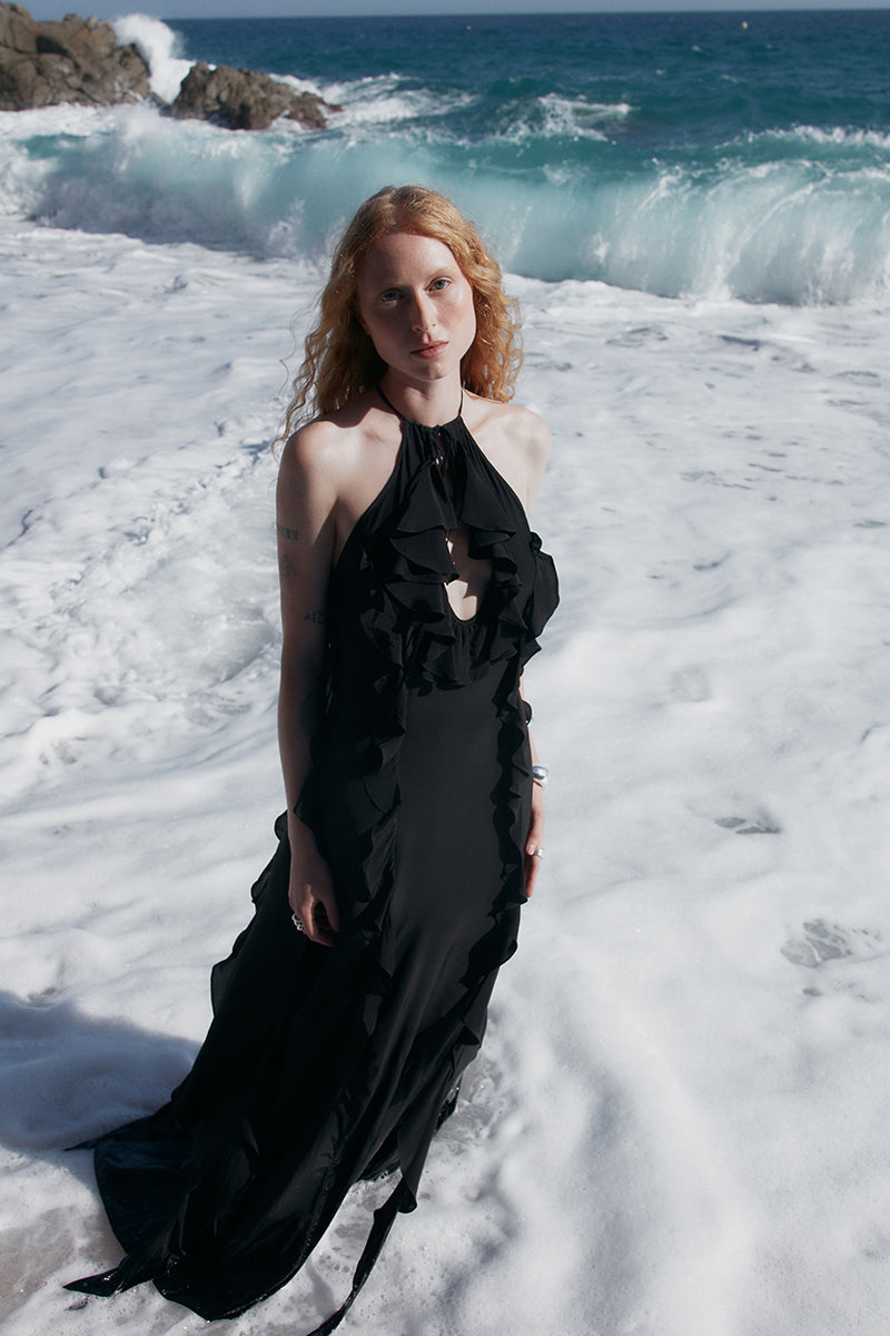 PACIFIC OCEAN DRESS IN BLACK - CULT MIA