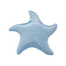 Blue Ocean Starfish throw pillow by MANITO, featuring a starfish design, perfect for coastal home decor.