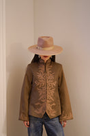 Nadya Shah Odessa jacket with a front view, stylish design, and tailored fit, perfect for casual and outdoor wear.