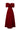 OFF-SHOULDER VELVET PETAL NECKLINE A LINE MAXI DRESS IN RED