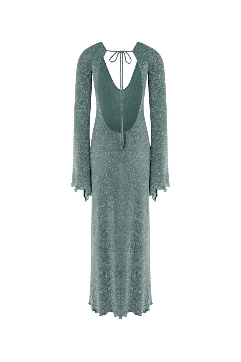 OLYA DRESS IN SAGE GREEN - CULT MIA