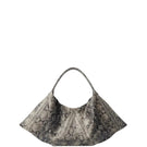 Double A Ophelia oversized shoulder bag with stylish snakeprint design, featuring a spacious interior and trendy fashion style.