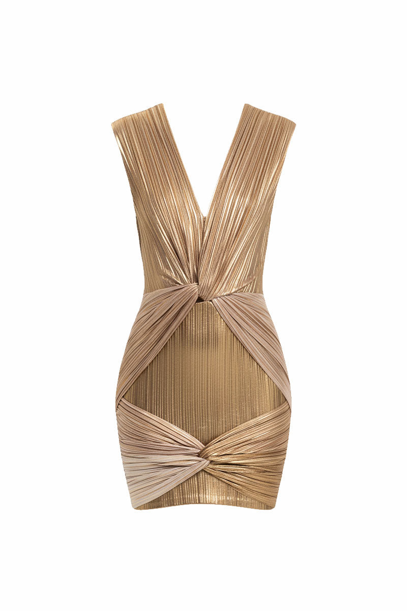 ORO MINI DRESS | CULT MIA | Mayl Vsquez ORO MINI DRESS | CULT MIA | Mayl Vsquez