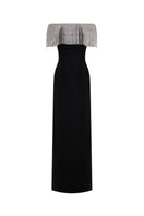 Elegant EEGEN STUDIO Kaya gown with detailed embroidery, flowing fabric, and sophisticated design perfect for formal occasions.
