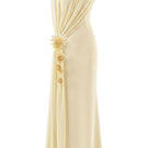Elegant Nayla dress gown by EEGEN Studio featuring flowing fabric and intricate design, shown in a stylish full-length view.