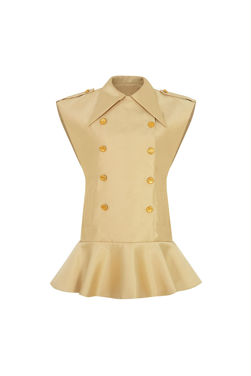 POEM AMELIOR mini dress, stylish short dress with a fitted silhouette, shown in a natural stance on a neutral background.