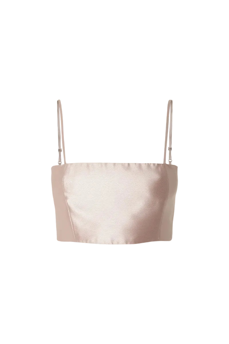 Studio NK Peony Top in pastel pink, a stylish women's blouse with a soft, flowy fabric and elegant design.