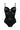 PETRA JET BLACK SATIN BODYSUIT | Studio Pia | CULT MIA