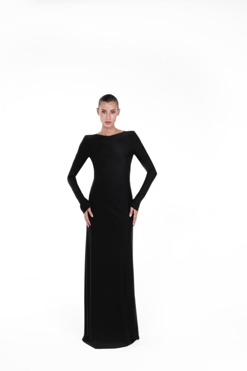 SABRINE BLACK GOWN - CULT MIA