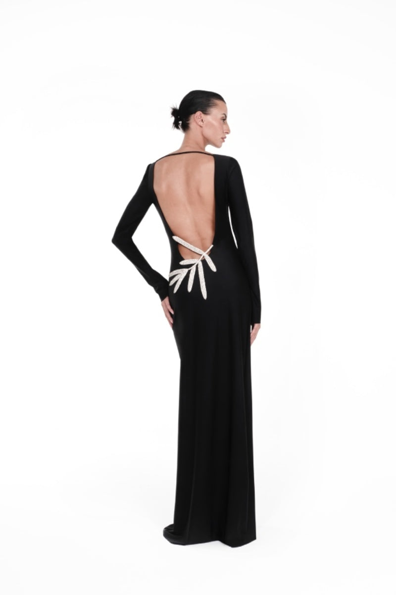 SABRINE BLACK GOWN - CULT MIA