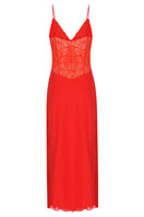 Bocan Couture Philippa double layered silky nightgown with flowing fabric and elegant design, perfect for comfortable sleepwear.