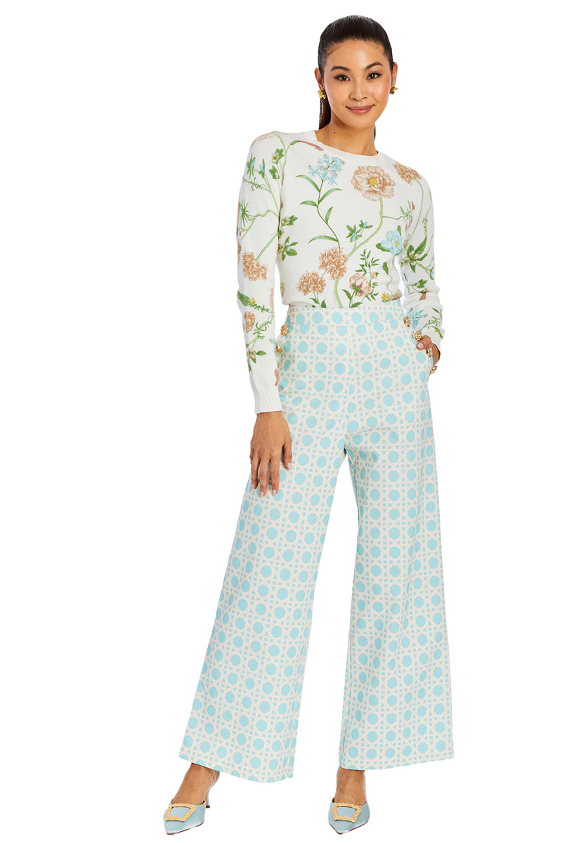 ANTONELLA PANTS IN SOLIHIYA BLUE - CULT MIA