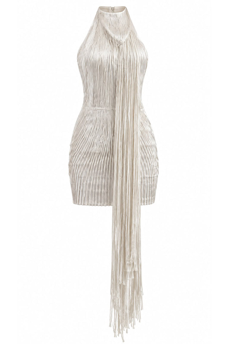 Francisco Arce LIOR mini dress featuring a stylish design, shown in a full-length view with details of the fabric and fit.