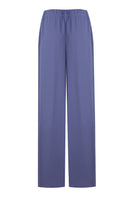 Bocan Couture silky lilac cami and high-waisted pajama set with soft fabric and relaxed fit, perfect for comfortable sleepwear.