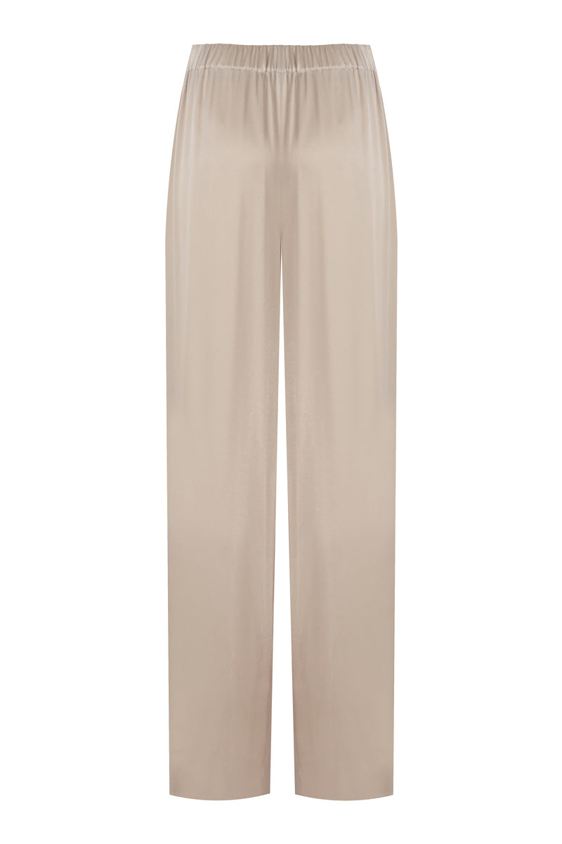PAIGE CAMI AND HIGH WAISTED BEIGE PJ SET - CULT MIA