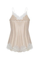 Bocan Couture Georgia Beige Cami and Short Pajama Set with soft fabric and relaxed fit, perfect for comfortable sleepwear.