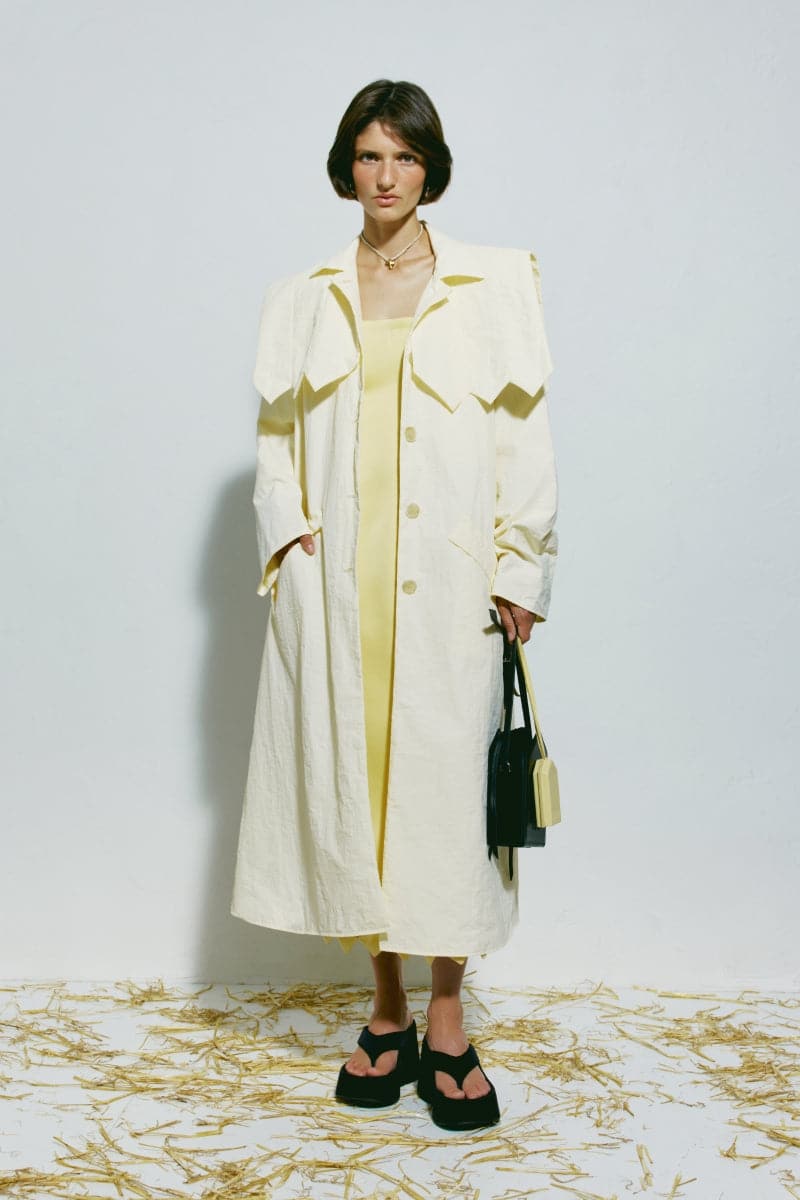 LYSHTVA LIMELIGHT SOFT A-LINE COAT - CULT MIA