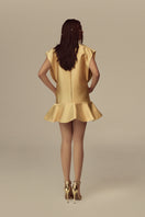 Poem AMELIOR mini dress in stylish fabric, featuring a fitted silhouette and elegant design, perfect for casual or evening wear.
