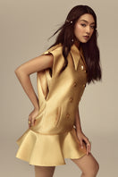 POEM mini dress featuring a stylish, fitted design with a vibrant pattern, perfect for casual or dressy occasions.