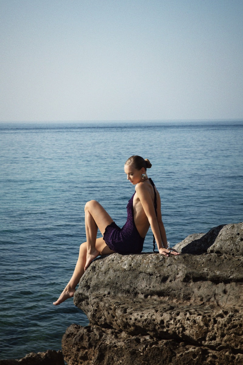 PAOLA DRESS IN PURPLE - CULT MIA