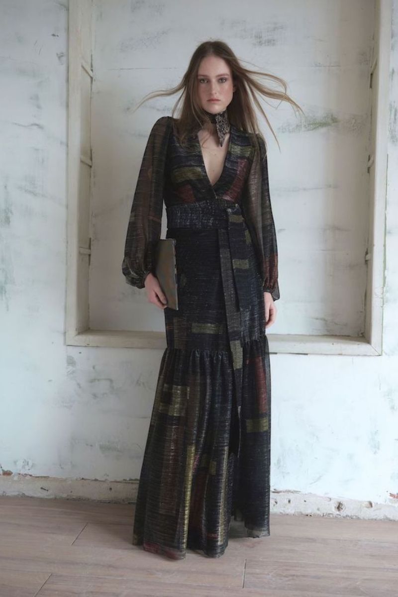 PARACAS HUARIHAUS DRESS IN MULTICOLOR