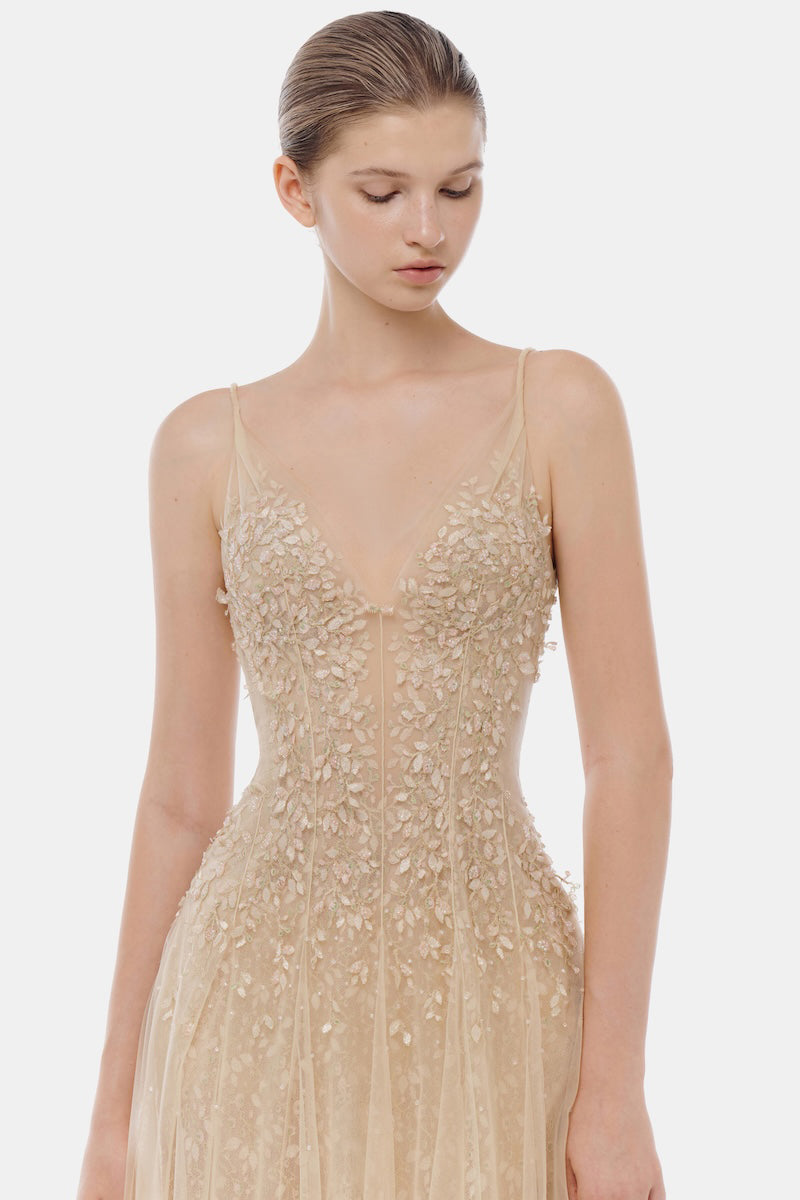 PASTEL DEEP-V MINI DRESS | CULT MIA
