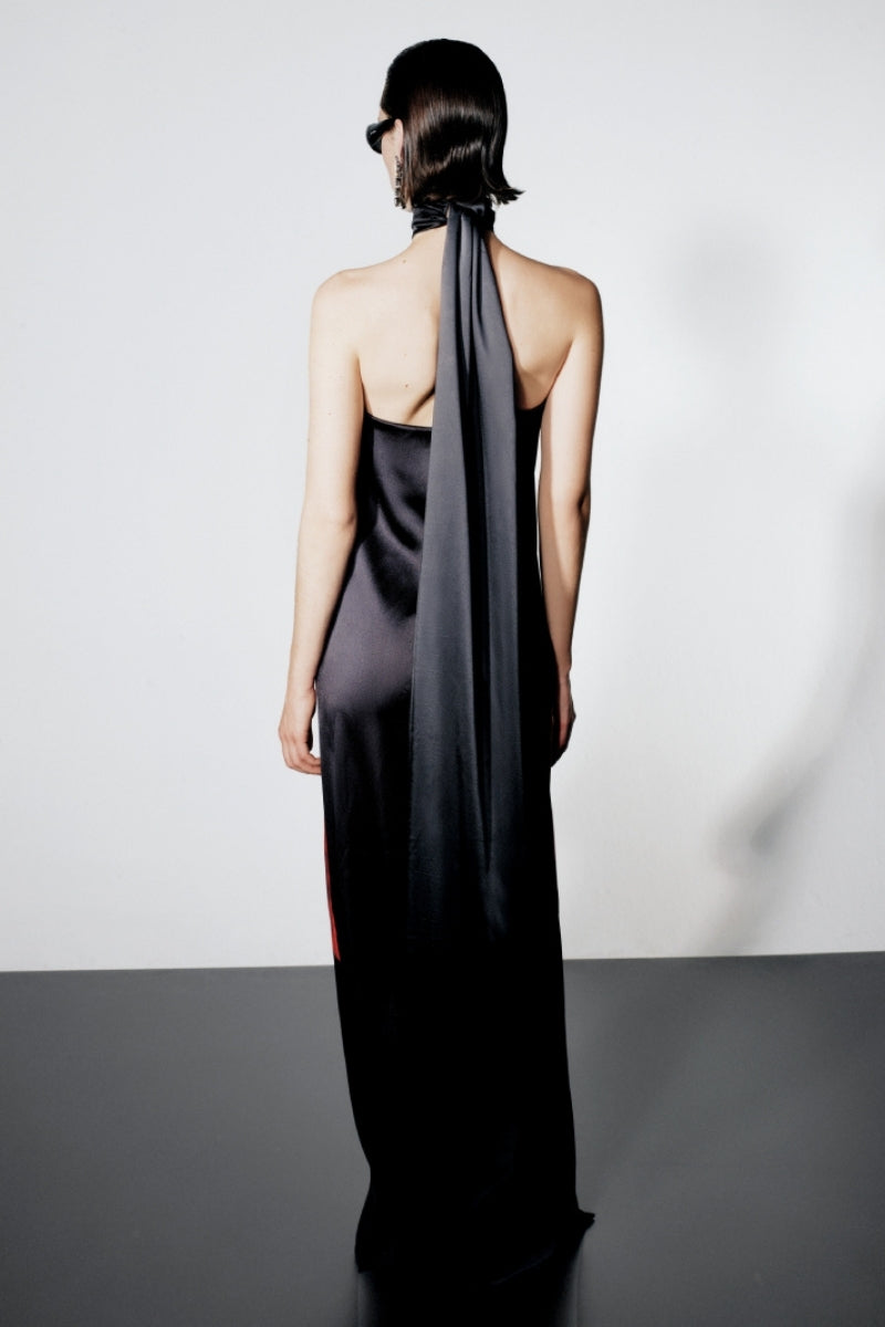 PEARL BLACK MAXI DRESS IN BLACK BLOOM - CULT MIA