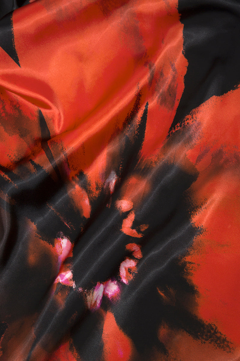 PEARL BLACK MAXI DRESS IN BLACK BLOOM - CULT MIA