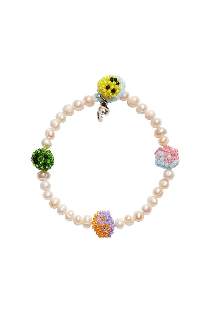 Pura Utz Pearl Emotions bracelet featuring elegant pearl beads and adjustable cord, stylish jewelry accessory for women.
