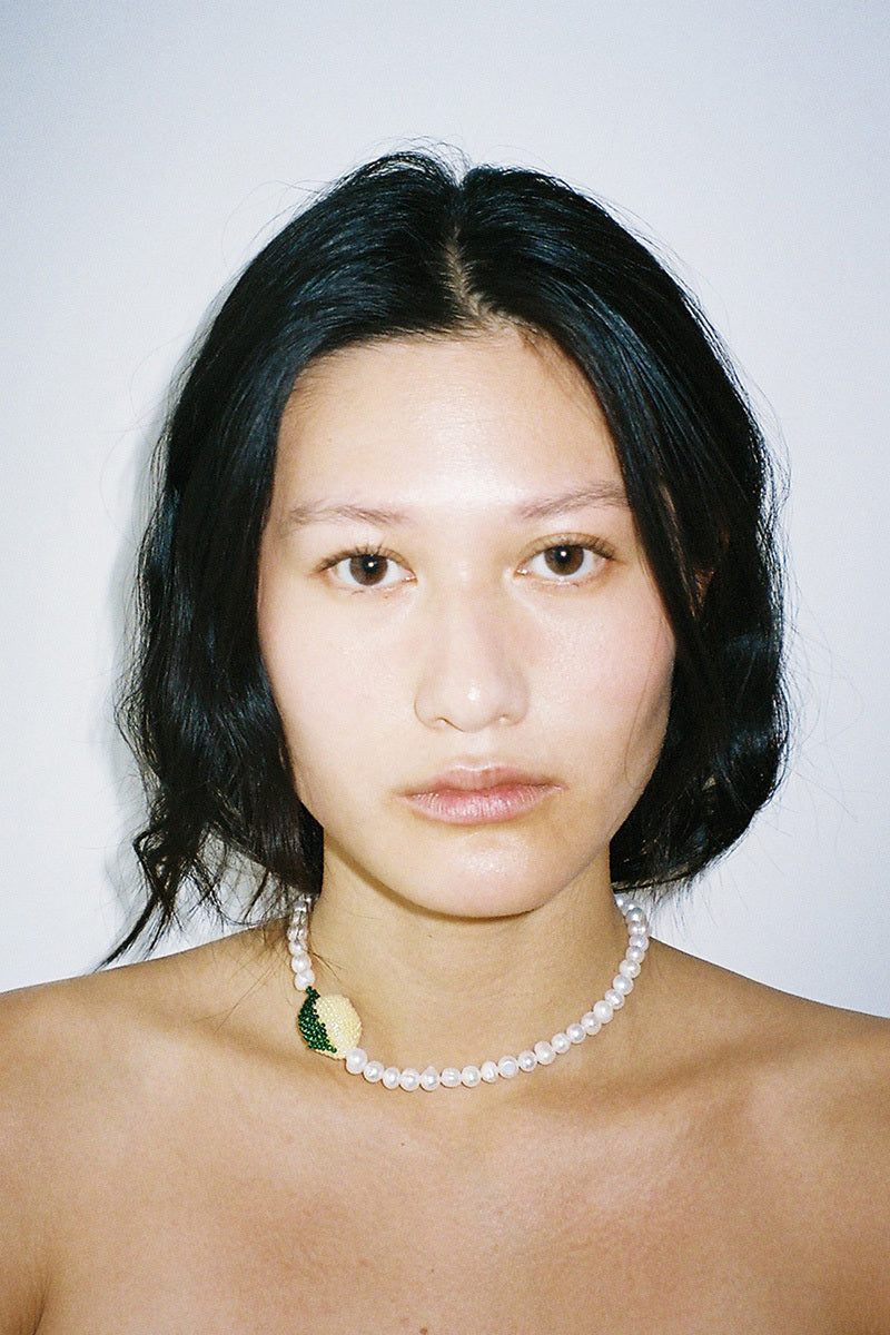 PEARL LEMON NECKLACE