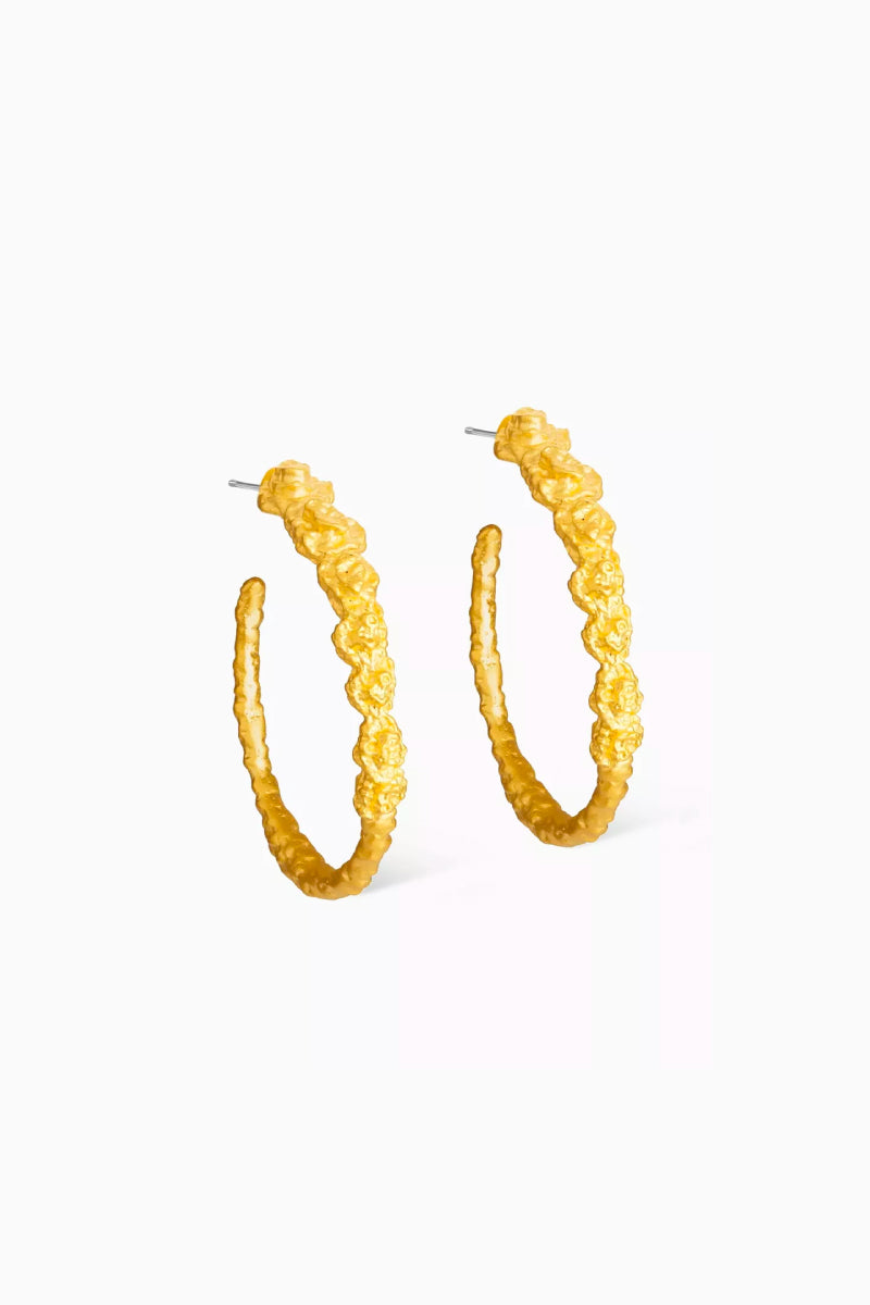 PEBBLE GOLD EARRING - CULT MIA