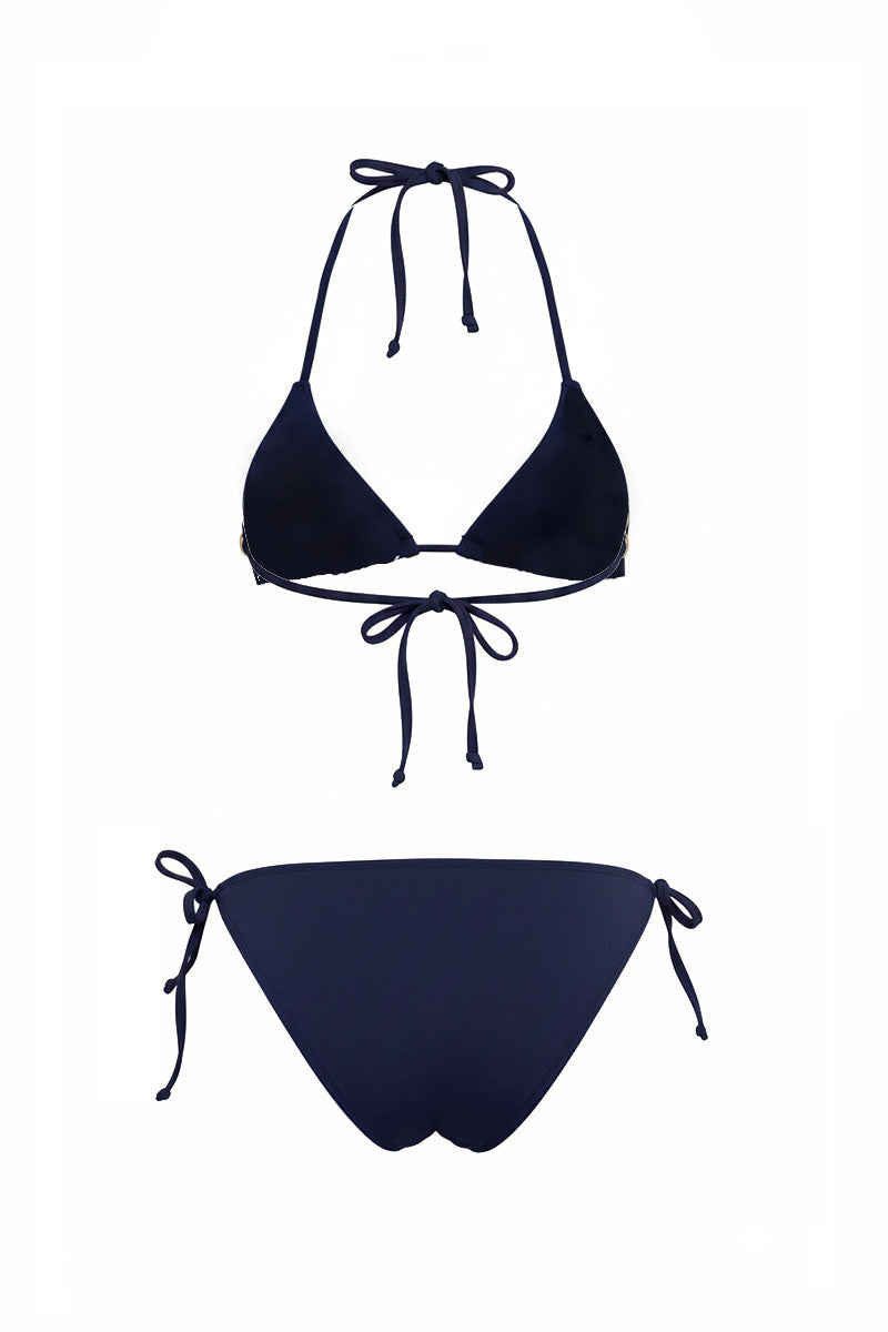 PERLA BIKINI TOP IN MIDNIGHT BLUE - CULT MIA