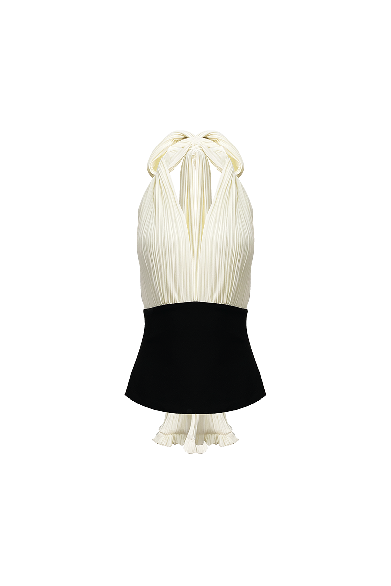 MAO OFF WHITE AND BLACK TOP - CULT MIA