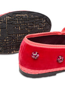 Flabelus Pierre Flowers pink flats with floral design, round toe, and comfortable slip-on style for casual wear.